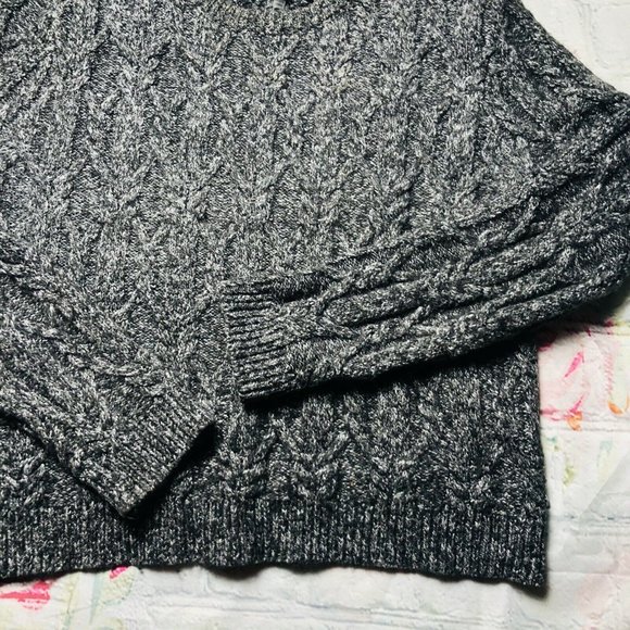 Anthropologie John + Jenn Women Medium Gray Cable - Picture 5 of 10